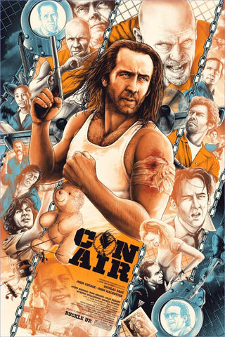 ConAir - Tallenge Hollywood Cult Classics Graphic Movie Poster - Art Prints by Tim