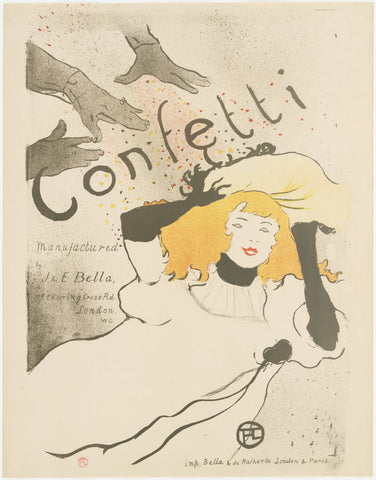 Confetti by Henri de Toulouse-Lautrec