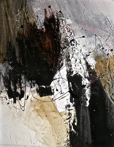 Contemporary Abstract Art - Capuccino - Canvas Prints by Richard Cruz