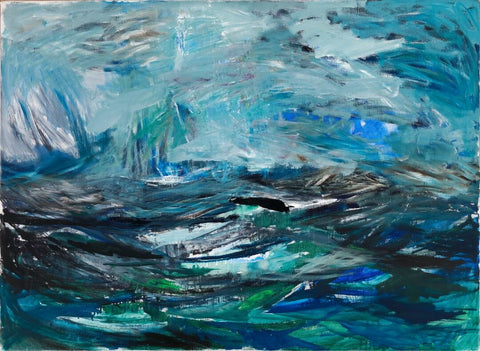 Contemporary Abstract Art - Seascape by Sherly David