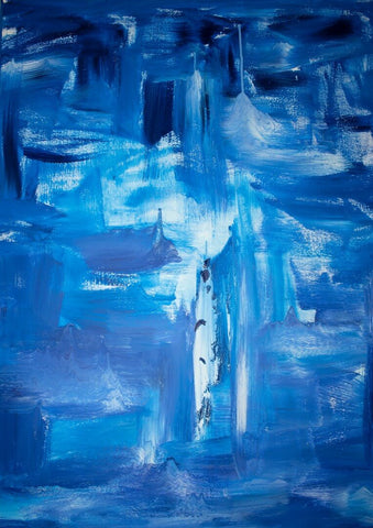 Contemporary Abstract Art - Tears by Sherly David