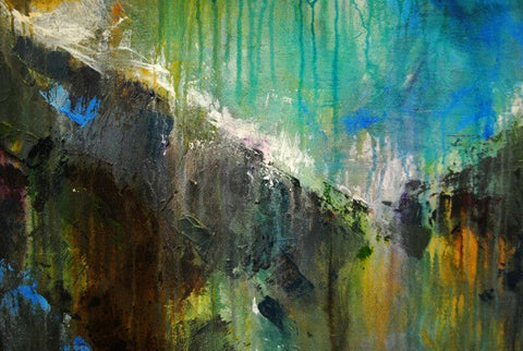 Contemporary Abstract Art - Wet Paint - Framed Prints by Richard Cruz