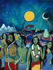 Contemporary Indian Art - Waiting For Salvation - Art Prints