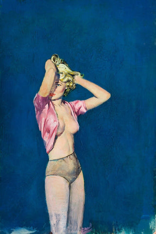 Contemporary Painting - Blonde - Canvas Prints