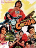 Coolie - Amitabh Bachchan - Bollywood Hindi Movie Poster - Canvas Prints