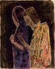 Couple (1930) - Rabindranath Tagore - Bengal School Painting - National Treasure 2 - Canvas Prints