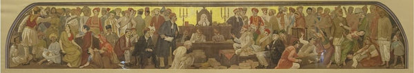 Court Scene  - M V Dhurandhar - Canvas Prints