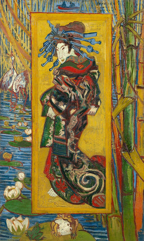 Courtesan after Eisen - Posters by Vincent Van Gogh