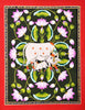Cow With Calf - Contemporary Pichwai Traditional Painting - Life Size Posters