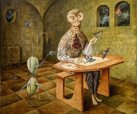 Creation Of The Birds (Creación De Las Aves) - Remedios Varo - Large Art Prints by Remedios Varo