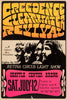 Creedence Clearwater Revival CCR - 1969 Seattle -  Music Concert Poster - Large Art Prints