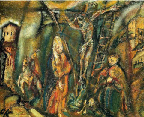 Crucifixion (Golgotha) by Oskar Kokoschka