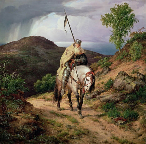 The Return of the Crusader by Karl Lessing