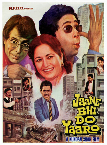 Cult Classics Movie Poster - Jaane Bhi Do Yaaro - Posters by Tallenge Store