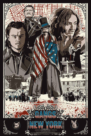 Cult Movie Fan Art - Gangs Of New York - Tallenge Hollywood Poster Collection by Tallenge Store