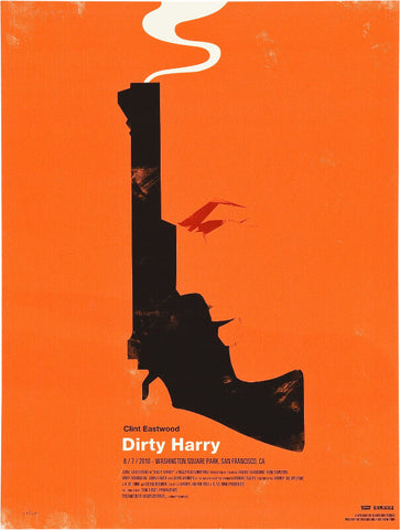 Cult Movie Poster Art - Clint Eastwood Dirty Harry - Tallenge Hollywood Poster Collection by Tallenge Store