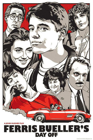 Cult Movie Poster Art - Ferris Buellers Day Off - Tallenge Hollywood Poster Collection - Art Prints