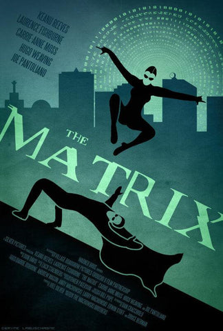 Cult Movie Poster Fan Art - The Matrix - Tallenge Hollywood Poster Collection - Life Size Posters by Tallenge Store