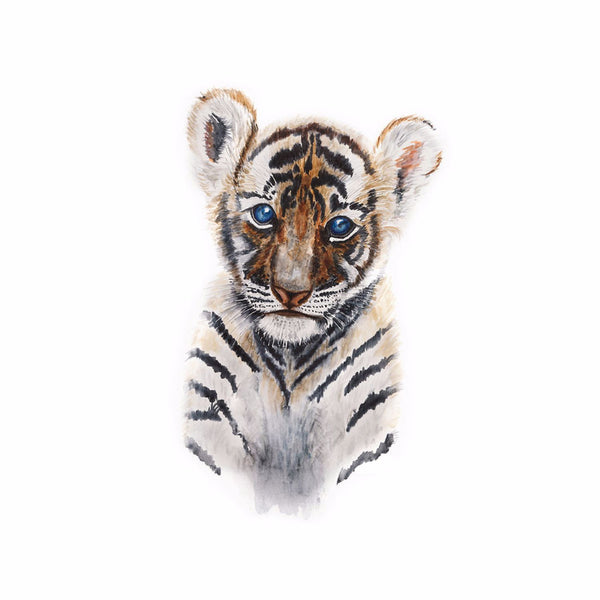 Cute Baby Tiger - Art Prints