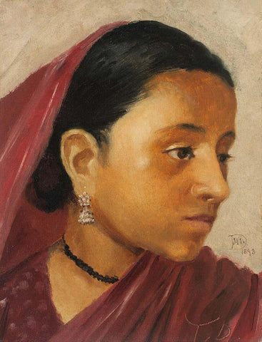 Untitled , 1893  - M V Dhurandhar - Canvas Prints