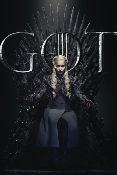 Daenerys Targaryen - Iron Throne - Art From Game Of Thrones - Art Prints