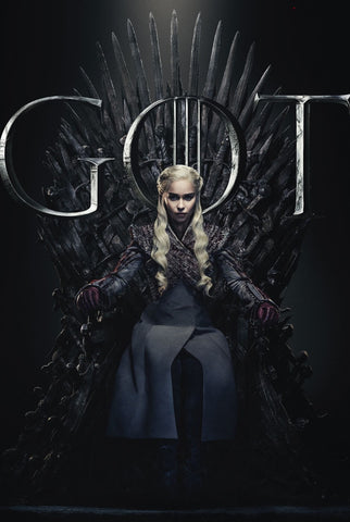 Daenerys Targaryen - Iron Throne - Art From Game Of Thrones by Mariann Eddington