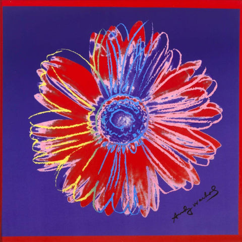 Daisy - Blue - Andy Warhol - Pop Art Painting - Posters