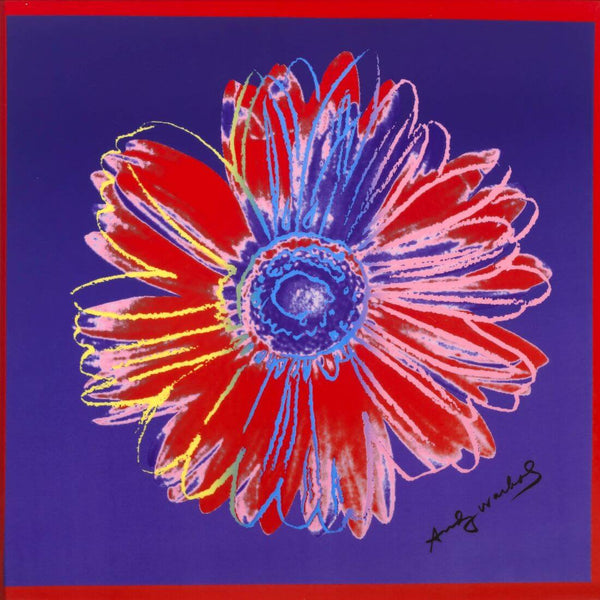 Daisy - Blue - Andy Warhol - Pop Art Painting - Framed Prints