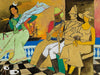 Dance Performance - Raj Series - Maqbool Fida Husain - Canvas Prints