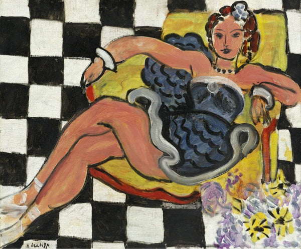 Dancer On A Chair (Danseuse Dans Le Fauteuil) - Henri Matisse - Canvas Prints