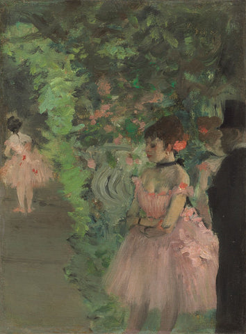 Dancers Backstage by Edgar Degas