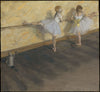 Dancers Practicing At The Bar - Canvas Prints