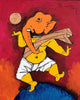 Dancing Ganesh - M F Husain - Art Prints