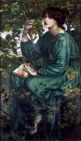 The Day Dream - Canvas Prints by Dante Gabriel Rossetti