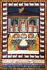 Darshan Of Shrinathji  - Indian Krishna Pichwai Art Painting - Posters