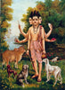 Dattatraya - Raja Ravi Varma - Chromolithograph - Life Size Posters