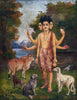 Dattatraya (The Universal Guru) - Raja Ravi Varma Painting - Canvas Prints