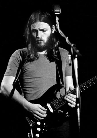 David Gilmour  (Pink Floyd) - Live In Concert 1974 - Music Poster by Tallenge