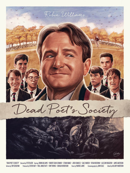 Dead Poets Society - Robin Williams - Tallenge Hollywood Poster Collection - Art Prints