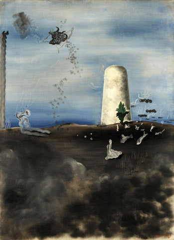 Death Watching His Family -  Yves Tanguy  - Surrealist Art Painting Masterpiece - Posters