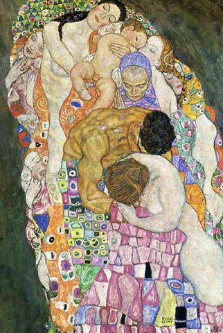 Death and Life II - Gustav Klimt by Gustav Klimt