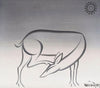 Deer - Jamini Roy - Bengal Art Painting - Canvas Prints