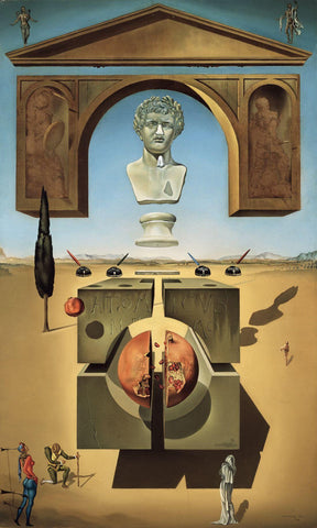 Dematerialization Near The Nose Of Nero ( Desmaterialización cerca de la nariz de Nero) - Salvador Dali Painting - Surrealism Art - Posters