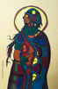 Demi-God Figure 1 - Norval Morrisseau - Contemporary Indigenous Art Painting - Large Art Prints