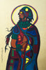 Demi-God Figure 1 - Norval Morrisseau - Contemporary Indigenous Art Painting - Art Prints