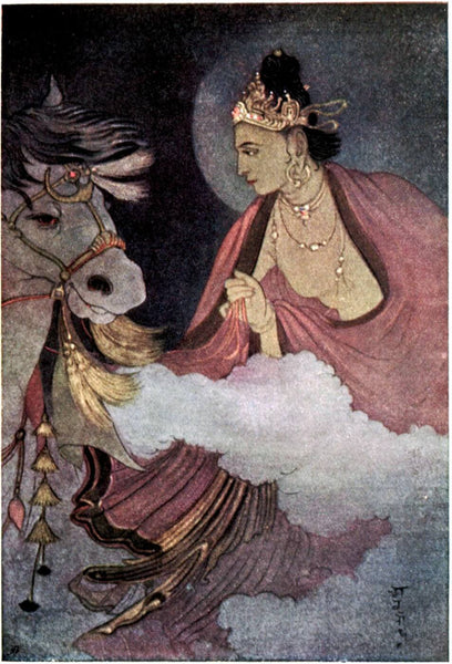 Departure Of Prince Siddhartha - Canvas Prints