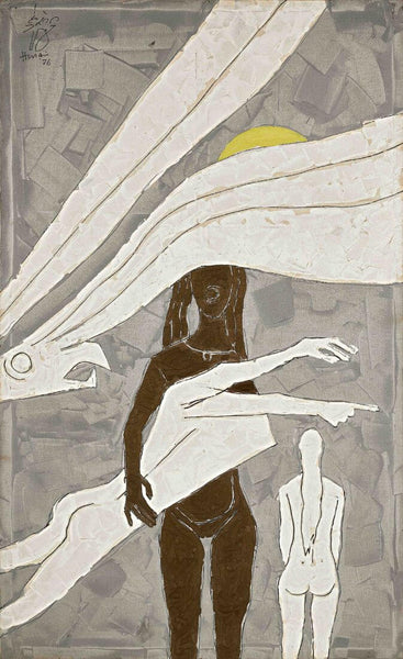 Devadasi - Maqbool Fida Husain Painting - Posters