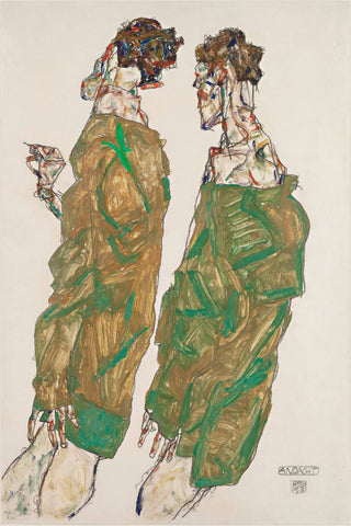 Devotion - Egon Schiele - Framed Prints