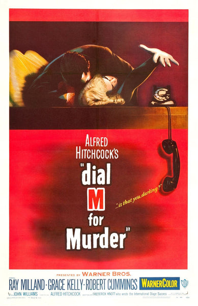 Dial M For Murder - Grace Kelly - Alfred Hitchcock - Classic Hollywood Suspense Movie Vintage Poster - Framed Prints