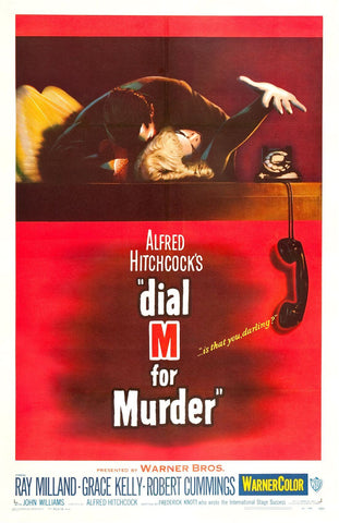 Dial M For Murder - Grace Kelly - Alfred Hitchcock - Classic Hollywood Suspense Movie Vintage Poster - Life Size Posters